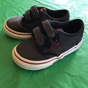Vans Toddler Size 6 Gray Sneakers with Straps